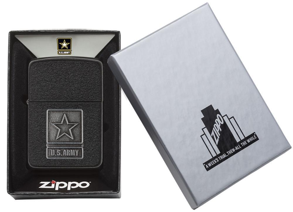 Bật Lửa Zippo U.S. Army Black Crackle 28583