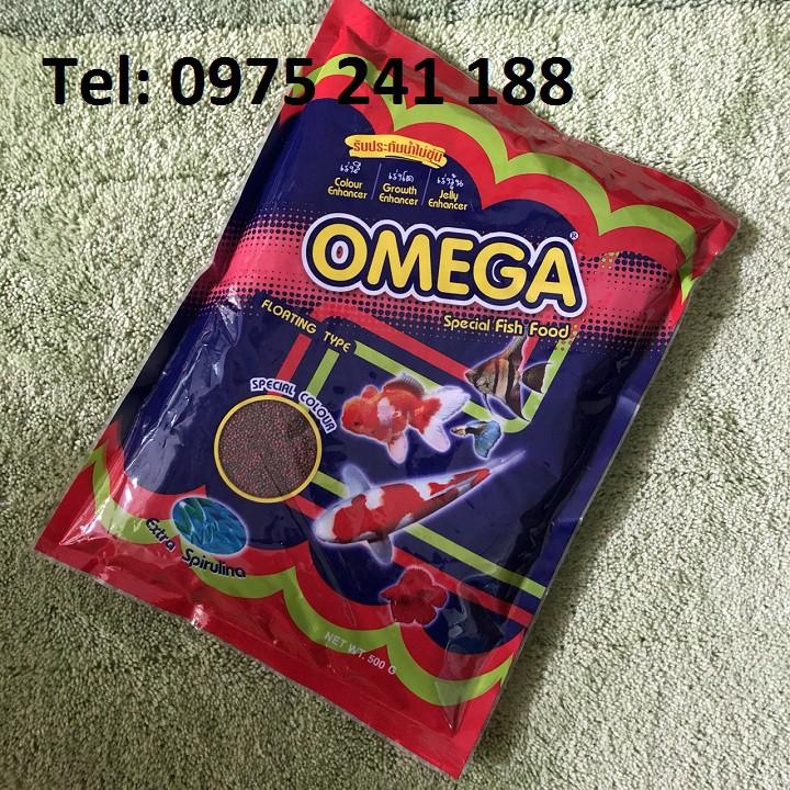 Thức ăn cho cá Omega nhập khẩu Thái Lan chính hãng đủ 4 loại cỡ hạt