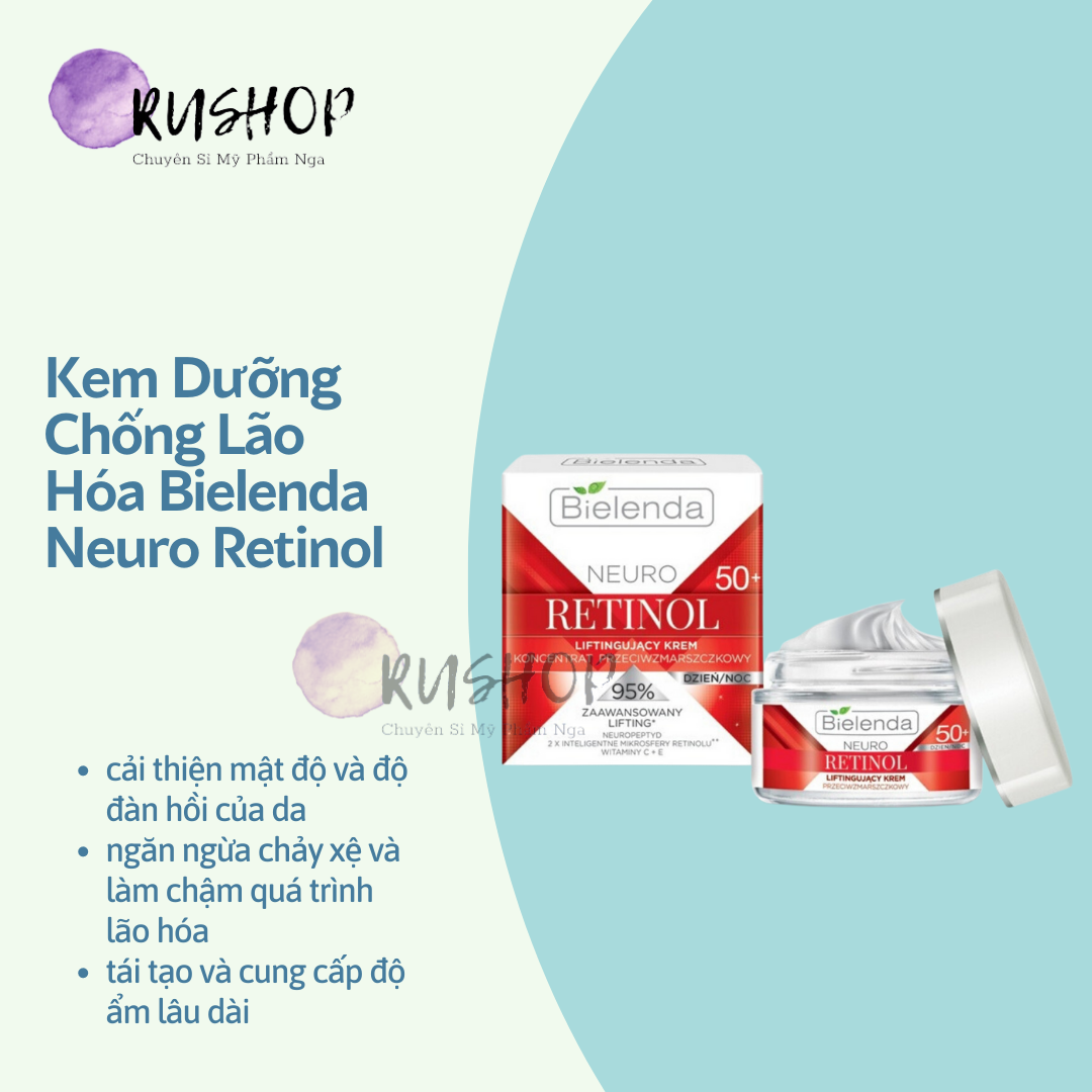 Kem dưỡng chống lão hóa Bielenda Neuro Retinol - Kem Bielenda Retinol