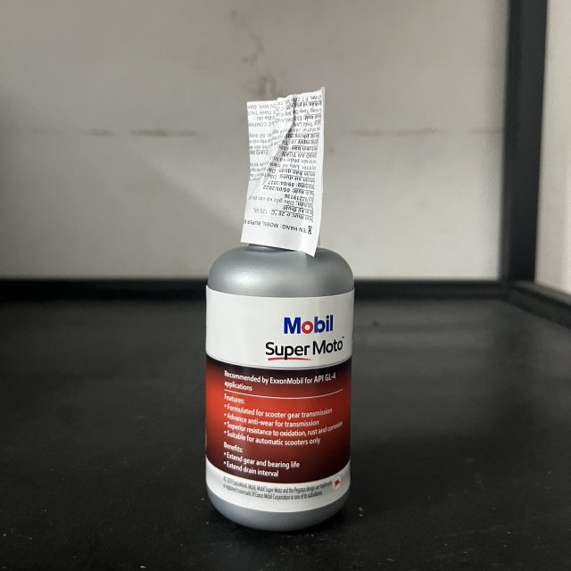 Nhớt Lap (Nhớt Hộp Số) Xe Ga Mobil Super Moto 80W90 120ml (900008)