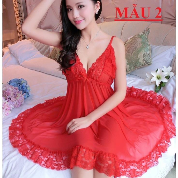 Váy ngủ voan thun bigsize 43-70kg sexy giá rẻ đẹp