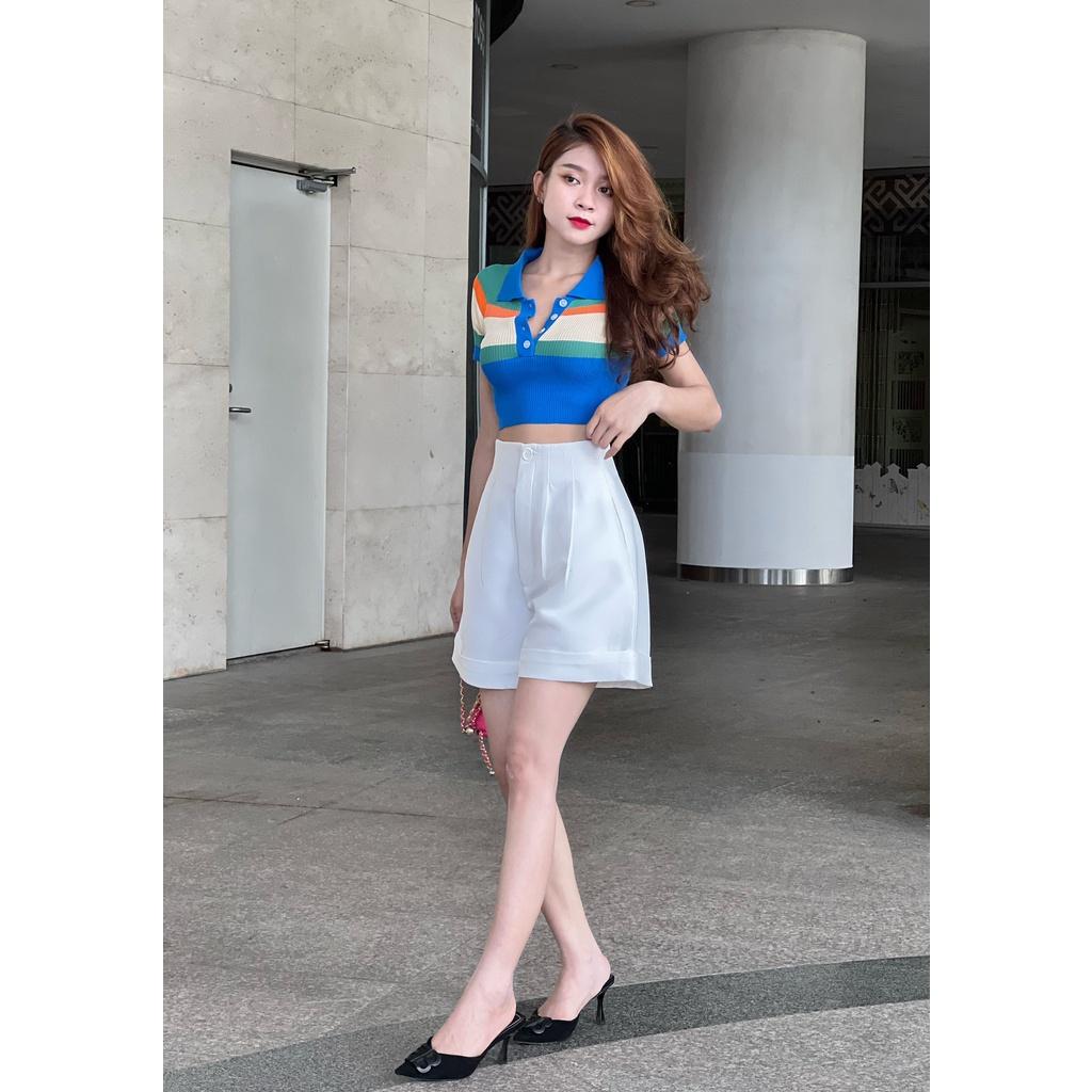Quần short ori trắng/ xanh/ ngọc/ đen/ nude Joven