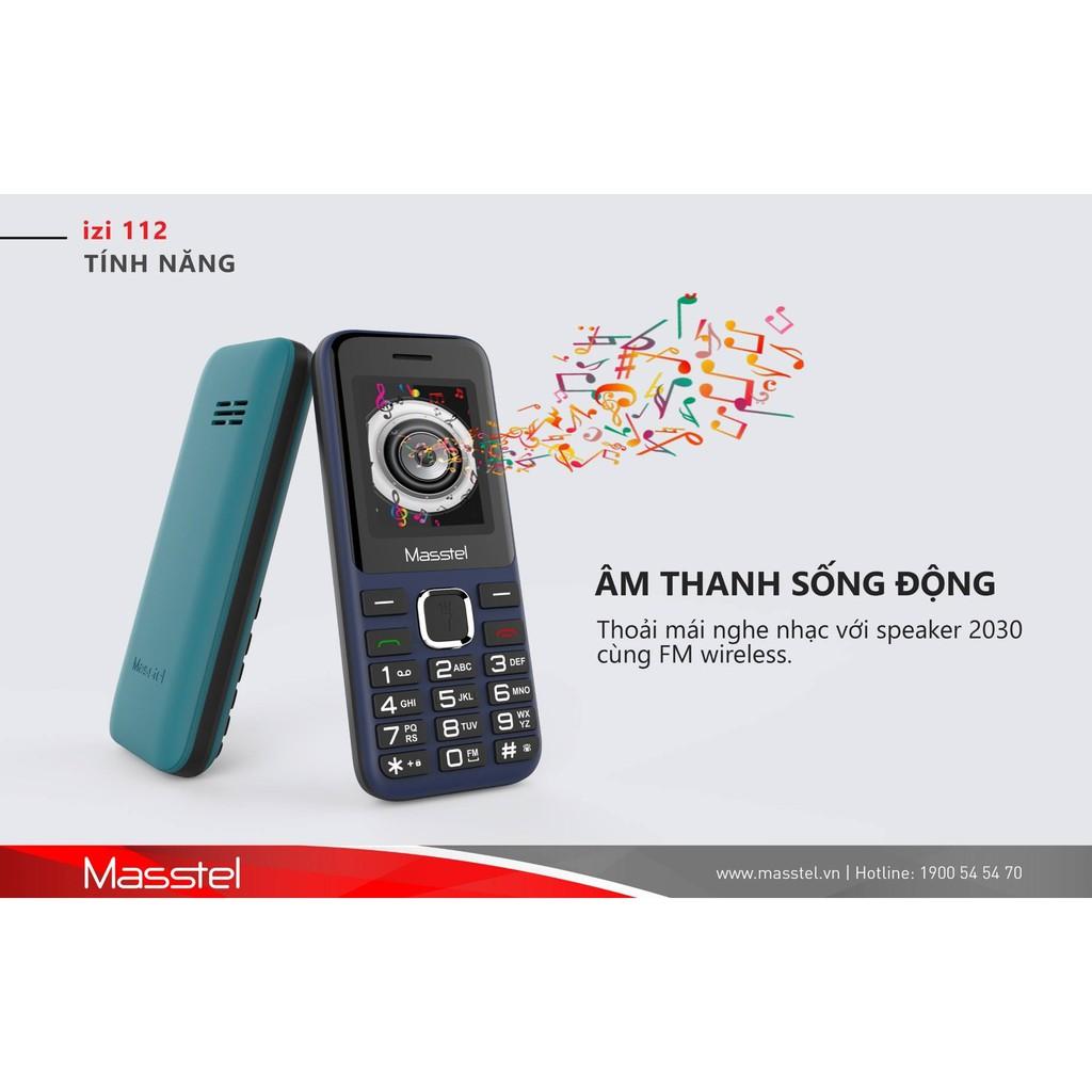 Điện thoại Masstel Izi 112 2 sim 2 sóng - Hàng chính hãng