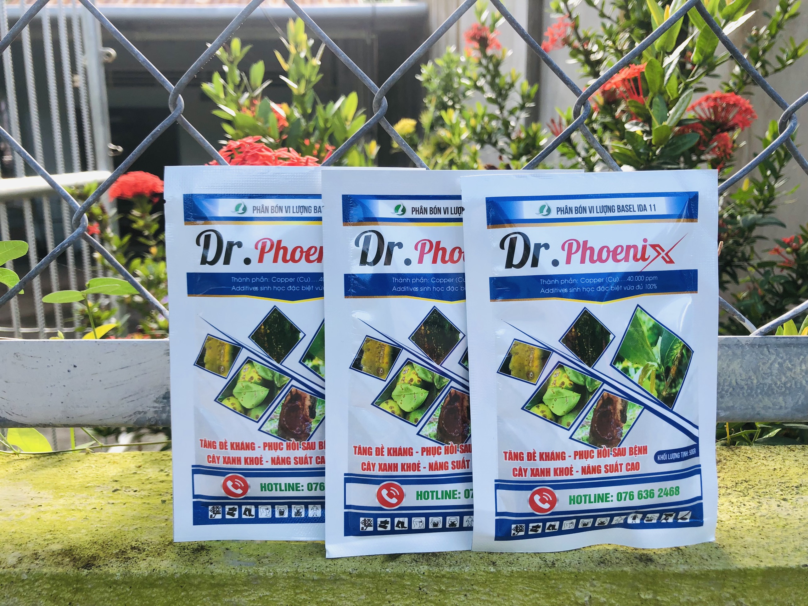 DR.PHONIX – COPPER 98% 50GAM - Đánh bay NẤM HỒNG, XÌ MỦ, THỐI GỐC, CHÁY LÁ, GHẺ LÁ GHẺ TRÁI