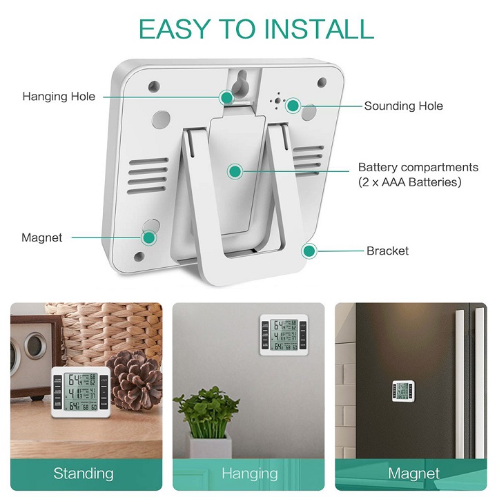 Máy đo nhiệt độ 3 trong 1 cao cấp