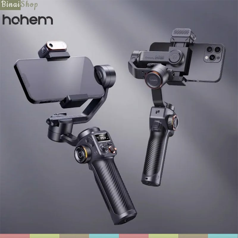 Hohem Isteady M6 / M6 KIT - Gimbal Chống Rung Cho Smartphone, Tích Hợp Cảm Biến AI, Tải Trọng 400g - Hàng chính hãng