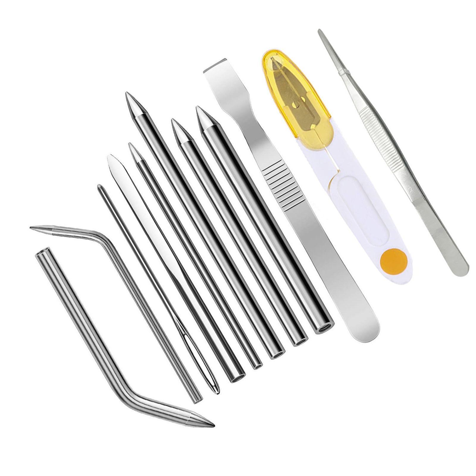 Lacing with Velvet Bag for DIY Strings Bracelet Crafts Tool 13pcs