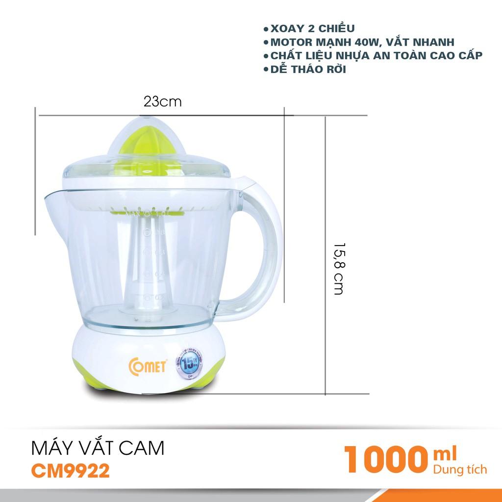 Máy vắt cam 1L COMET - CM9922 - Hàng Chính Hãng