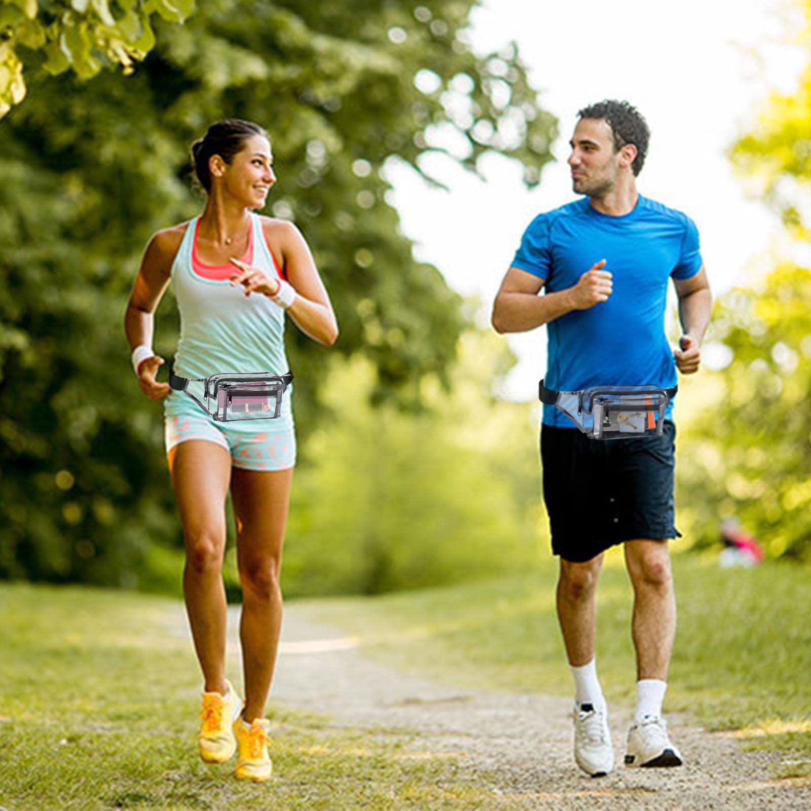 Túi đeo thắt lưng trong suốt dành cho nam nữ Túi đeo hông Fanny Pack Thắt lưng có thể điều chỉnh Chống thấm nước