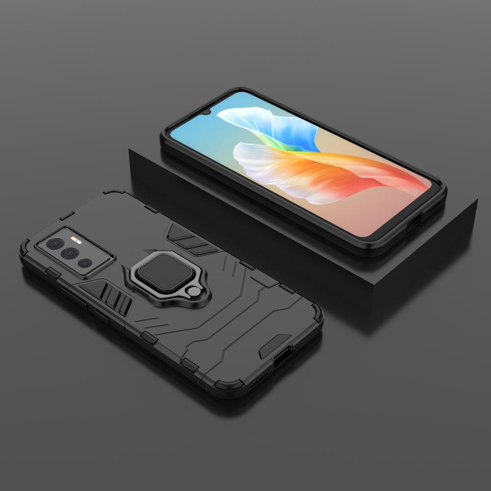 Ốp lưng dành cho Vivo V23E chống sốc iron man kèm nhẫn iring Bảo vệ camera và chống xem video tiện lợi