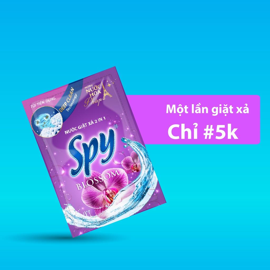 Túi nước giặt 50ml SPY DEEP CLEAN sạch sâu, thơm lâu giúp làm mềm vải