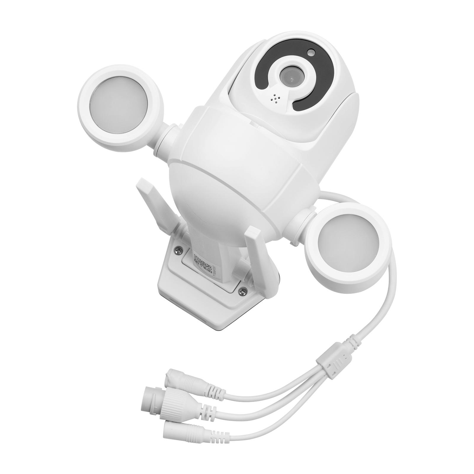 2K Smart Life Wireless Monitor Camera Outdoor WiFi Camera 3.0MP Waterproof Night Vision Auto-tracking with Floodlights