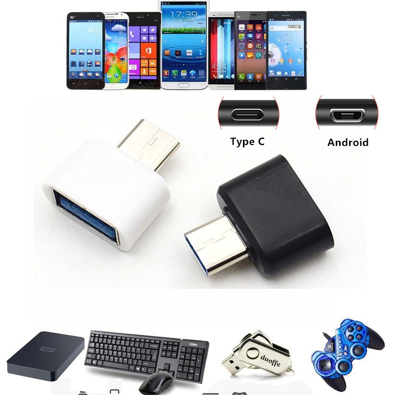 Đầu Chuyển OTG USB 3.0 Ra Type C - Kết Nối Chuột, Bàn Phím, Tay Cầm Game, chuyển đổi từ cổng USB ra cổng Type C - Hàng chính hãng