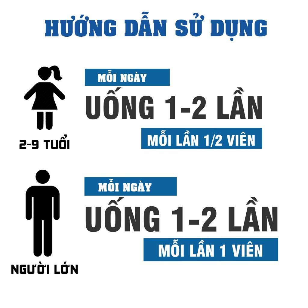 Viên sủi bổ sung vitamin Multifra ️️ tăng sức đề kháng Tuýp 20 viên