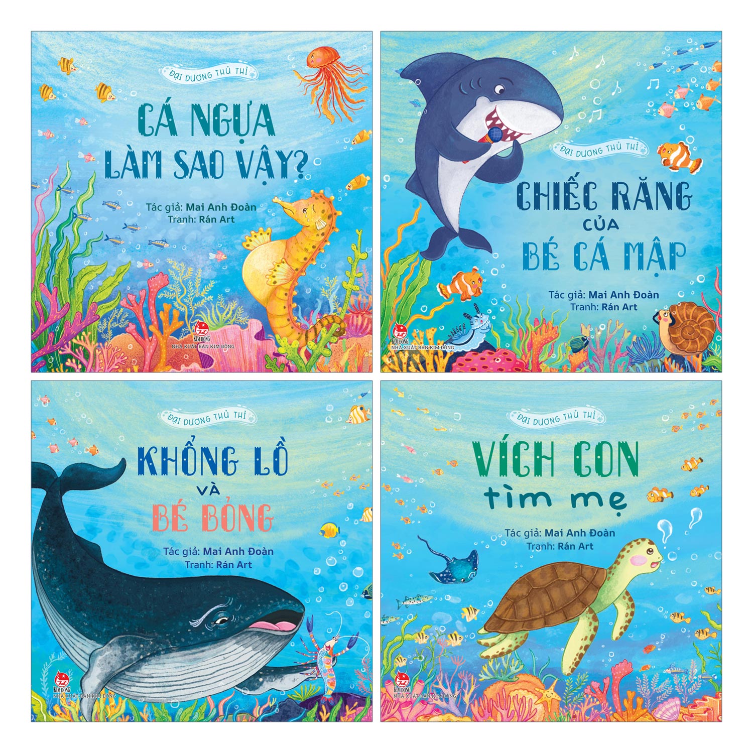 Combo Đại Dương Thủ Thỉ (4 Cuốn)