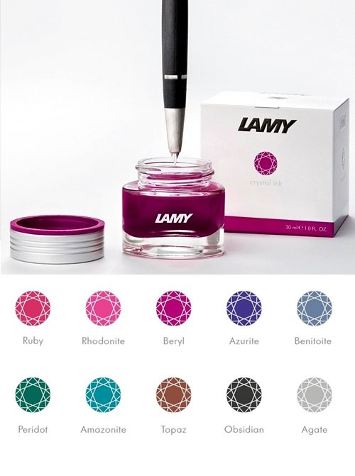 Bình mực Lamy T53 ( Rhodonite - Hồng Nhạt )