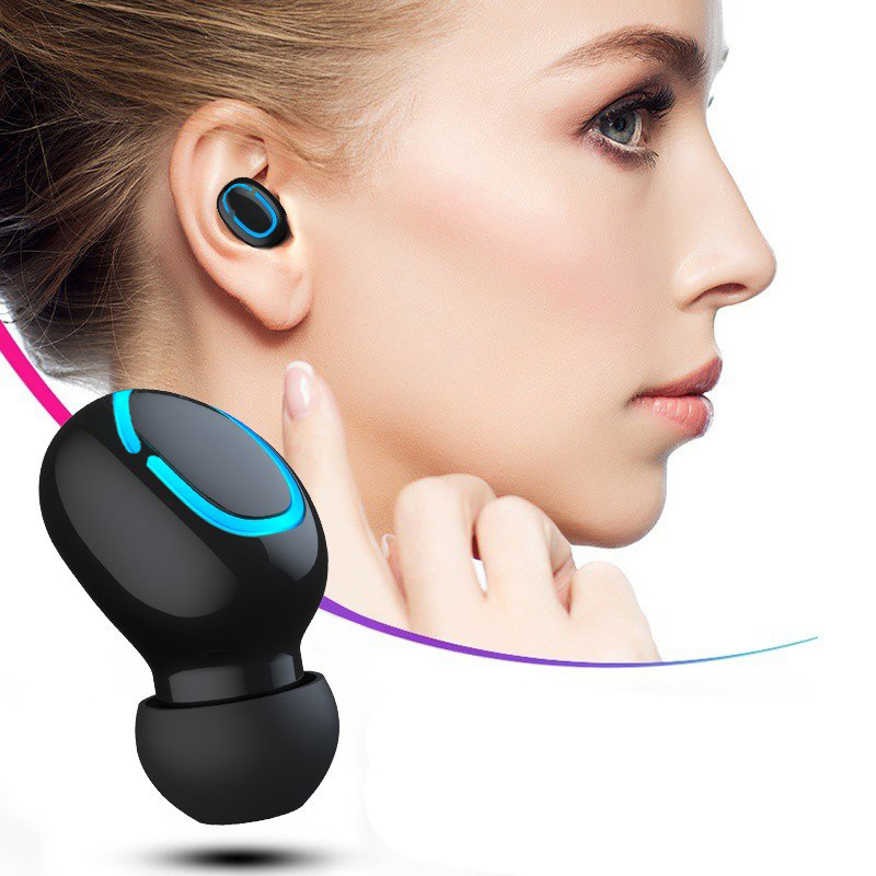 Earphone WlRELESS 5.0 HBQ - Nhập Trung Quốc - Tặng Móc Chìa Khoá LAVATINO Chính Hãng