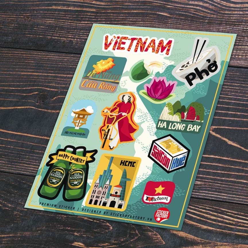 Hình dán cao cấp - Premium Sticker - Việt Nam