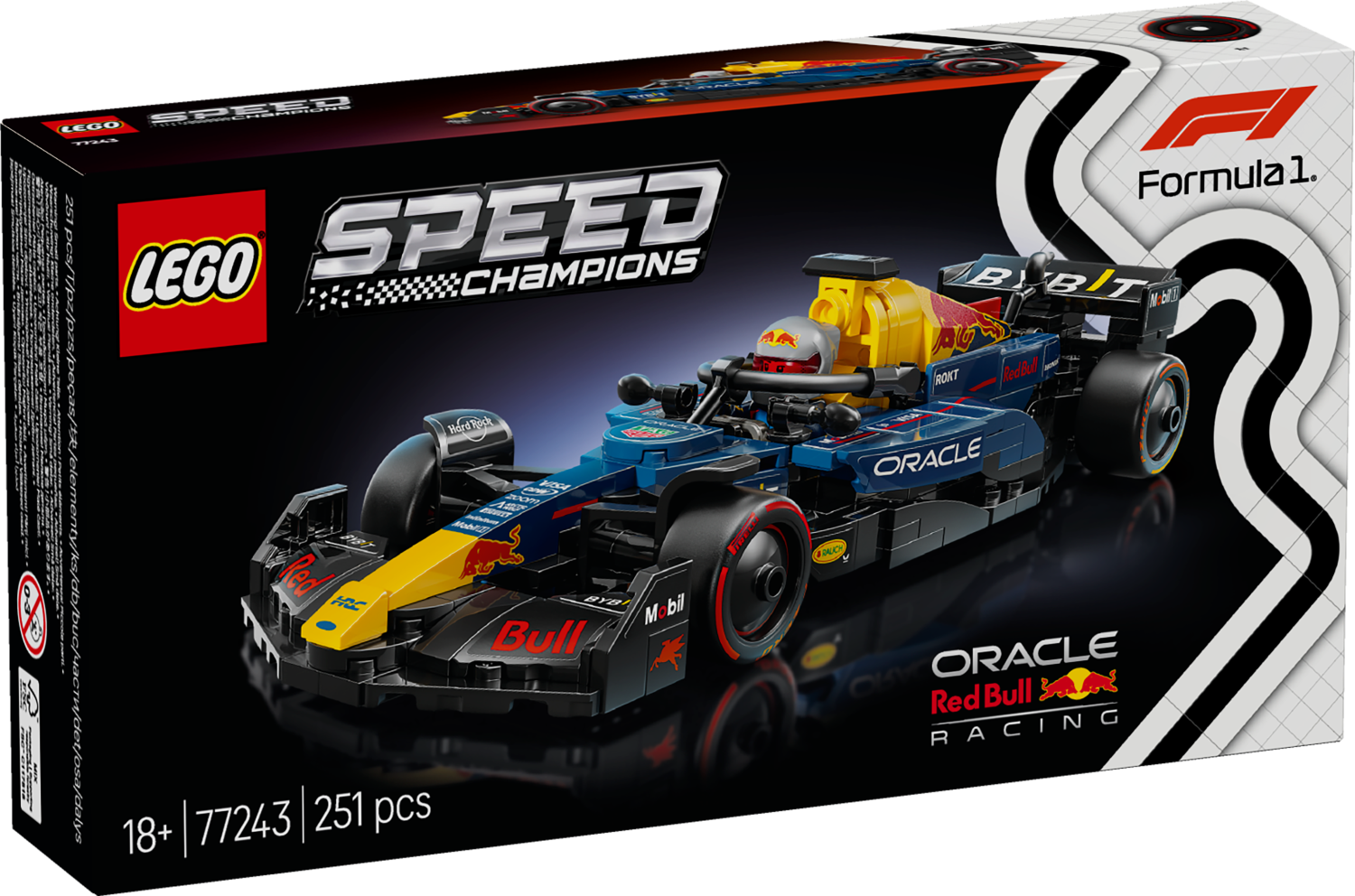 Đồ Chơi Lắp Ráp Xe Đua Oracle Red Bull Racing RB20 F1 - Lego Speed Champions 77243 (251 Mảnh Ghép)