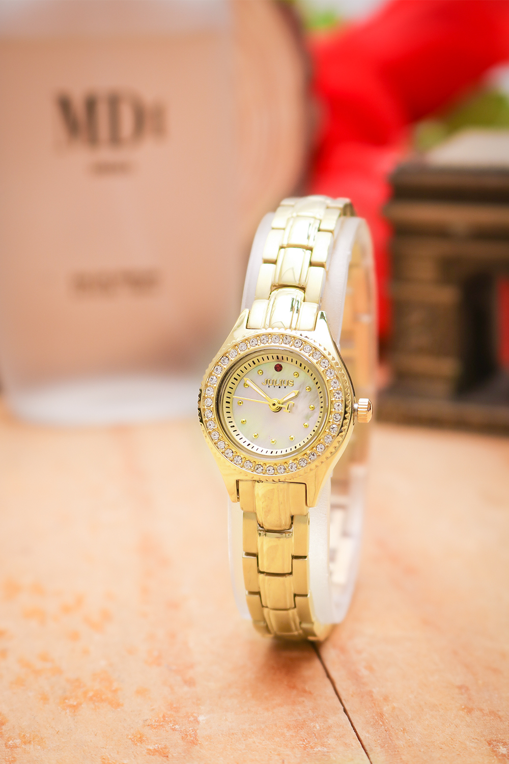 Đồng Hồ Nữ JS-055 Julius Hàn Quốc Kính Sapphire