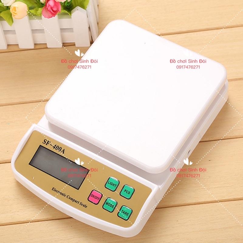 Cân điện tử 10kg/1g - cân hình chữ nhật