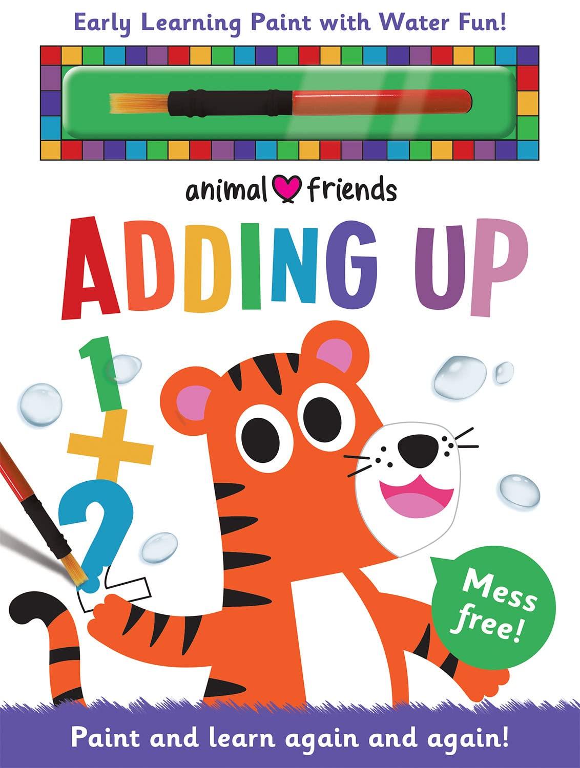 Sách ngoại văn: Early Learning Magic Water Colouring - Animal Friends Adding Up