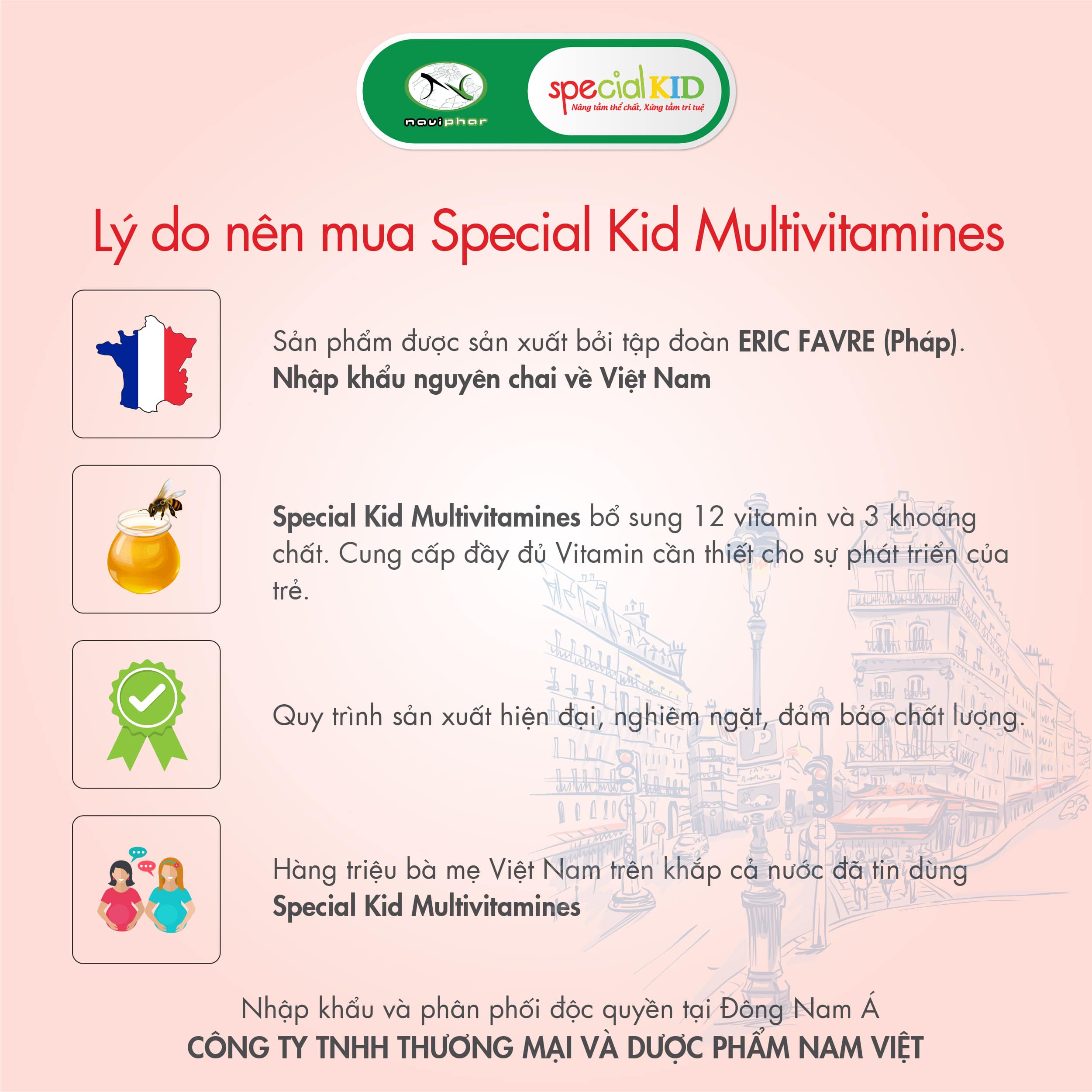 TPBVSK Special kid Multivitamin - Siro Bổ sung vitamin và khoáng chất - Hỗ trợ nâng cao sức khỏe, tăng cường sức đề kháng (125ml) [Siro - Nhập khẩu Pháp]