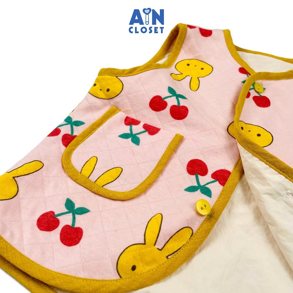Áo Gile bé gái họa tiết Thỏ Vàng trần bông - AICDBGGFR5Y8 - AIN Closet