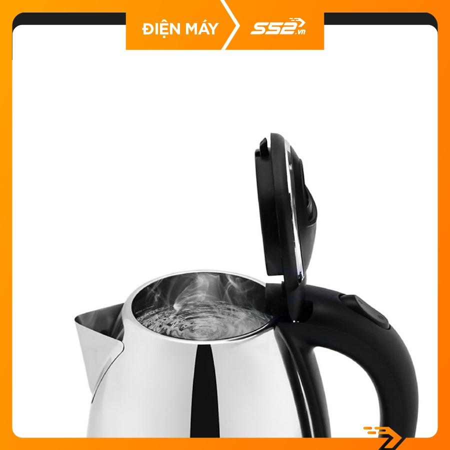 Ấm Siêu Tốc Inox, Bình Đun Siêu Tốc Inox SUNHOUSE HAPPY TIME HTD1055 / HTD1088 - Hàng Chính Hãng