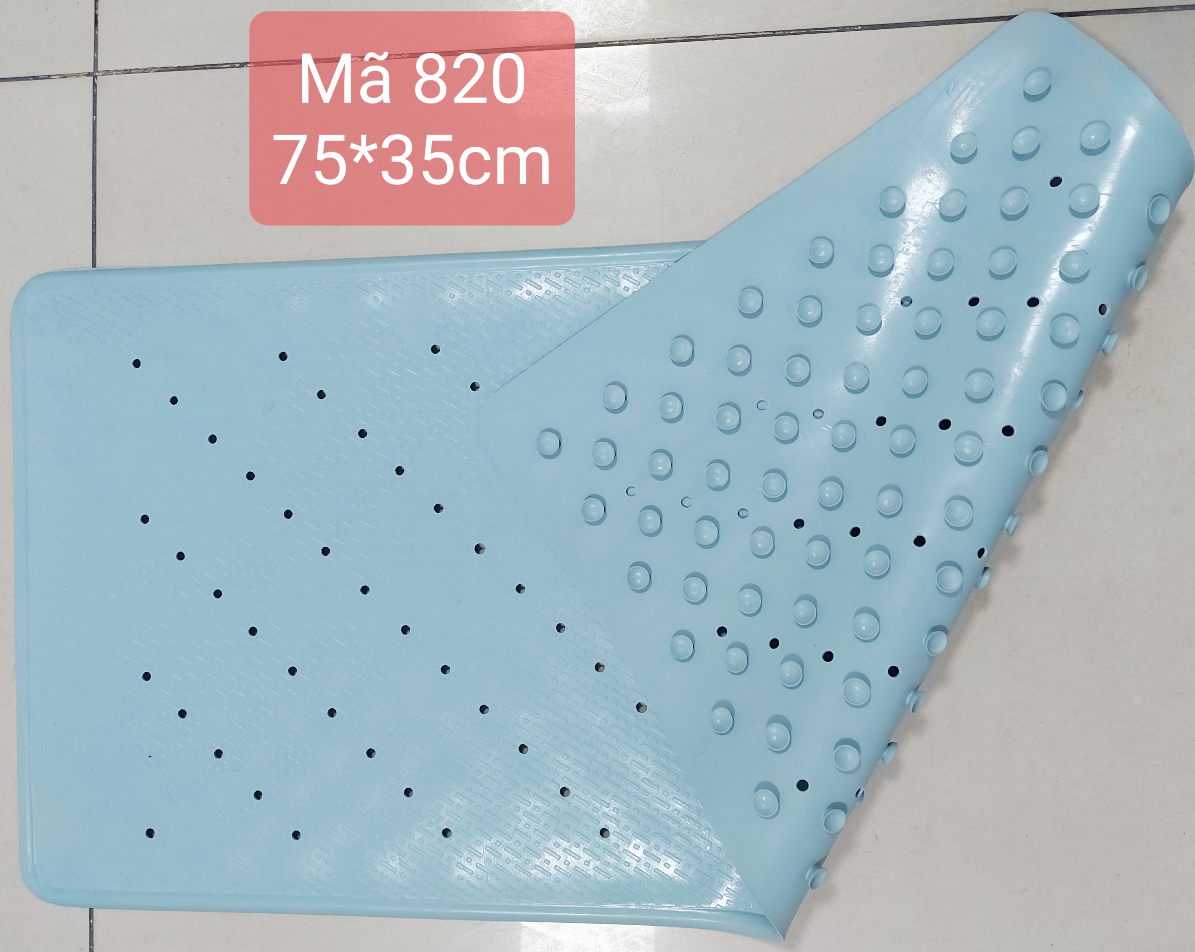 Thảm lót nhà tắm chống trơn trượt chất liệu cao su - H820