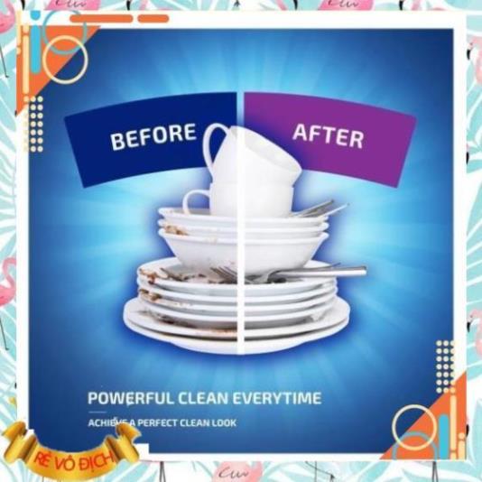 Viên Rửa Bát Finish All In 1 Max Lemon Sparkle 48 Viên - Hương Chanh