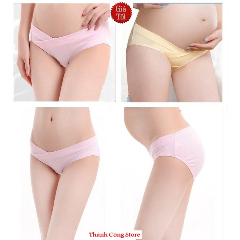 Combo 3 Quần Lót Cotton Cho Bà Bầu Mềm Mịn