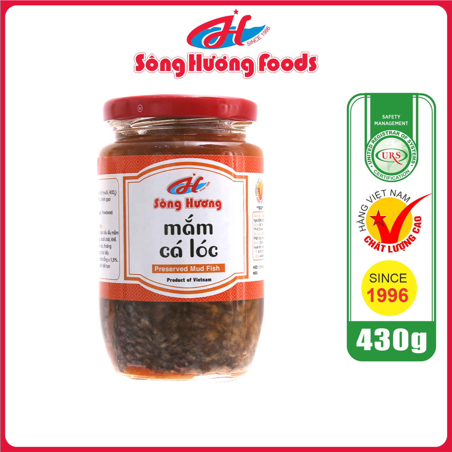Mắm Cá Lóc Sông Hương Foods Hũ 430g