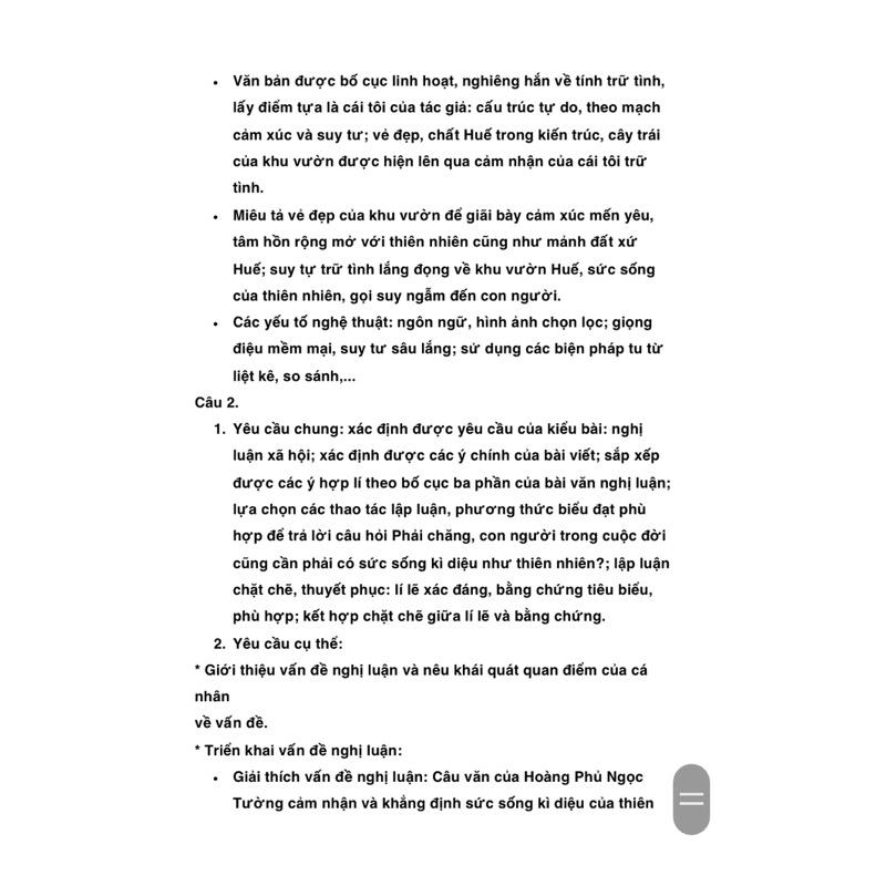 Sách Hướng dẫn làm bài thi tốt nghiệp THPT từ năm 2025 môn Ngữ Văn