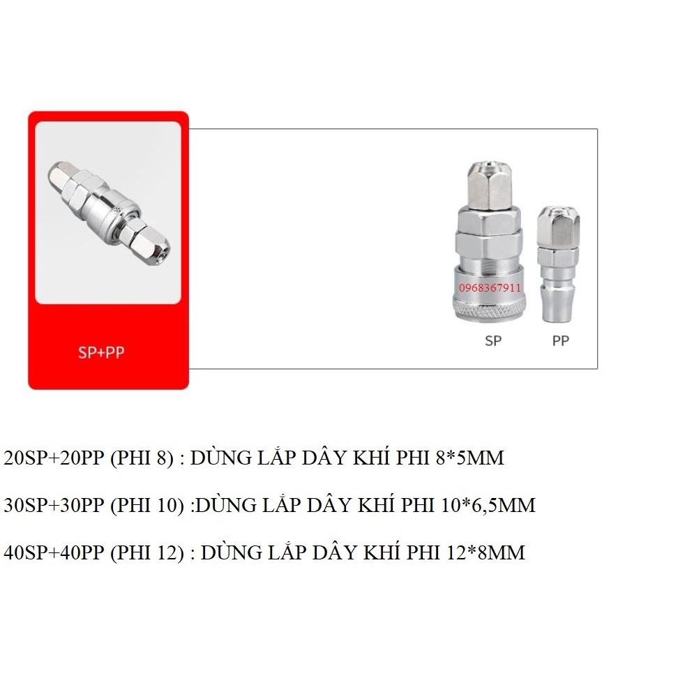 BỘ KHỚP CẮM NỐI NHANH ỐNG HƠI MÁY NÉN KHÍ