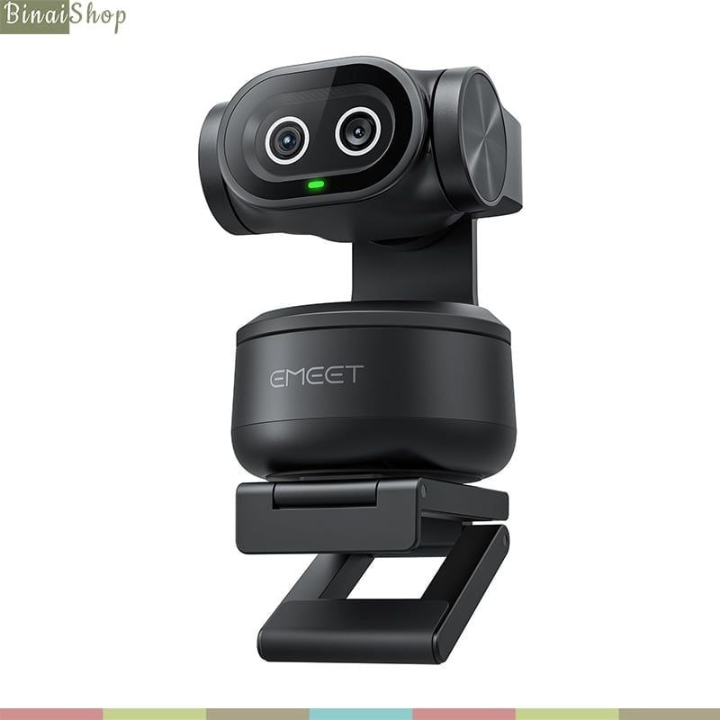 EMEET PIXY - Webcam Kép Theo Dõi AI 4K, Sử Dụng Cảm Biến Sony, 3 Micro Lọc Ồn Dành Cho Dạy Học, Họp Online, Livestream, Tiktok - Hàng Chính Hãng