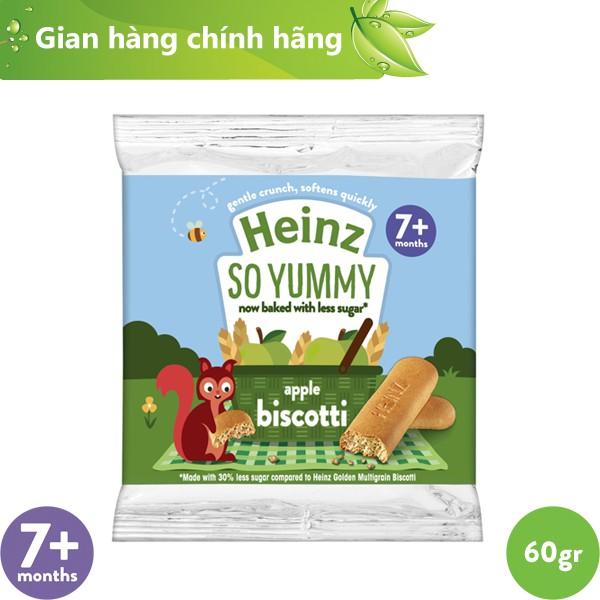 Bánh Quy Ăn Dặm Vị Táo HEINZ (Ít Đường) 60g