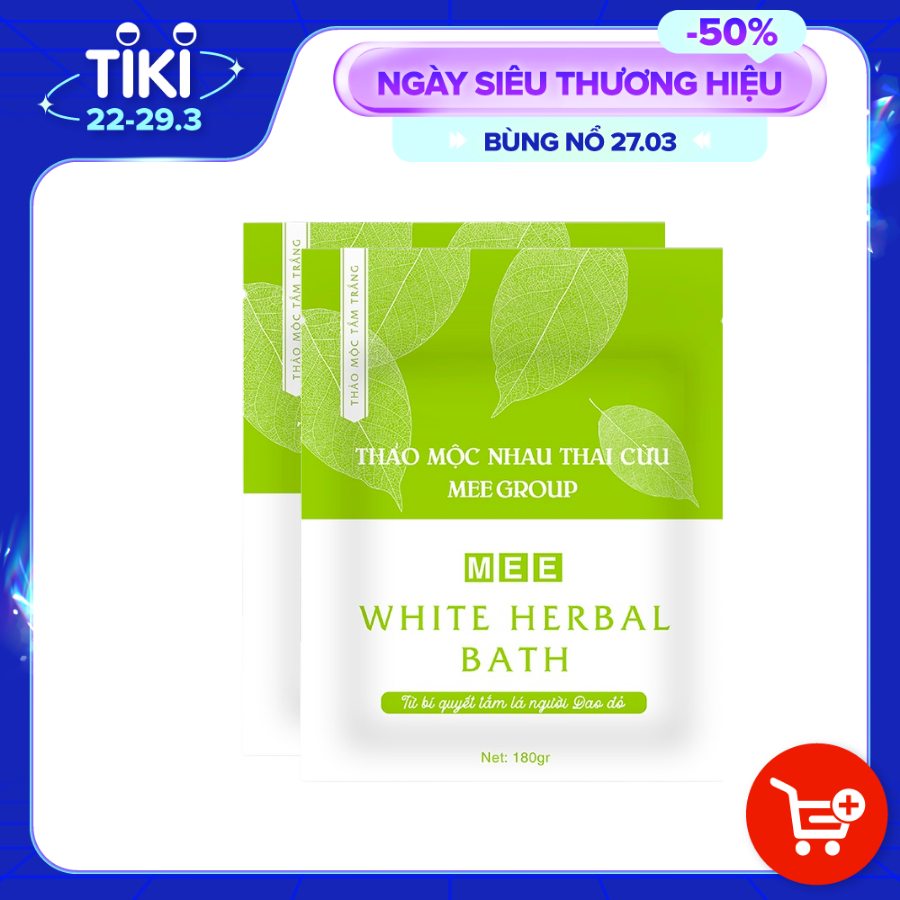 COMBO 2 Tắm Trắng Thảo Mộc Nhau Thai Cừu MEE NATURAL