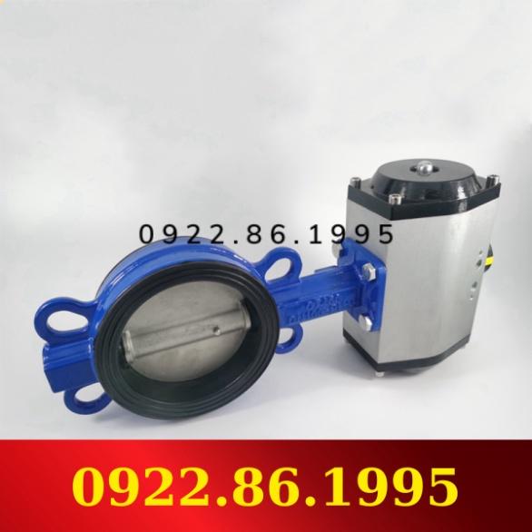 Giá Tốt + Van Bướm Khí Nén D671X-16Q Van Khí Nén Wafer DN50 65 80 100 250 300 hàng mới