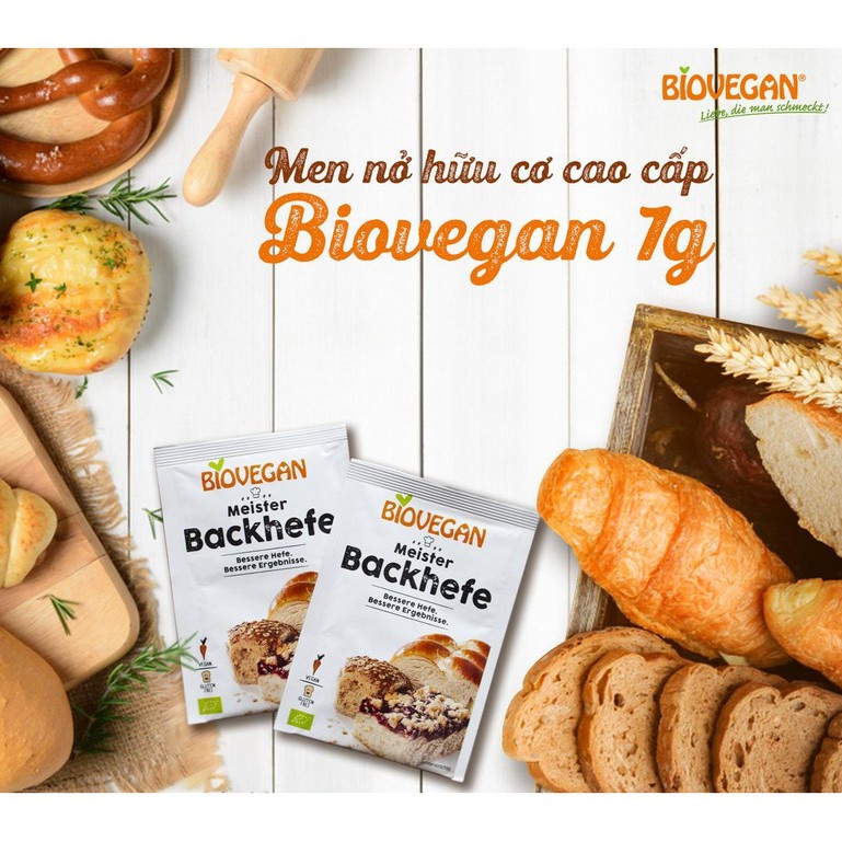 Men nở hữu cơ cao cấp Biovegan Backhefe 7g