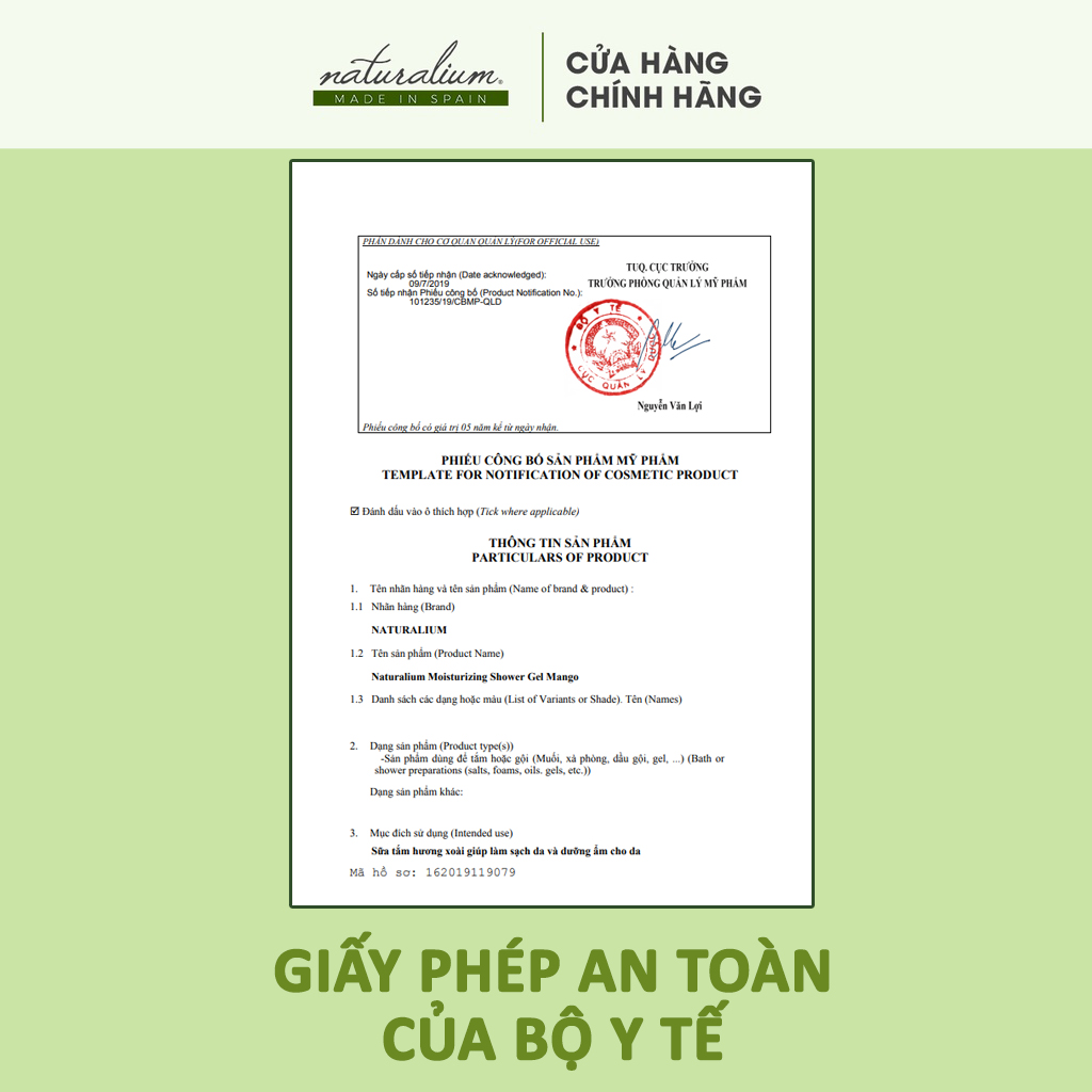 Sữa tắm dưỡng ẩm NATURALIUM hương xoài 500ml giúp giảm viêm da & dưỡng da trắng sáng mềm mịn
