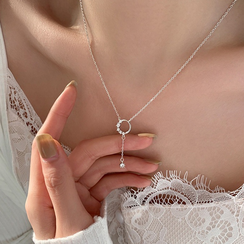 Dây chuyền dễ thương ngọt ngào phong cách thời trang Hàn Quốc dáng tròn