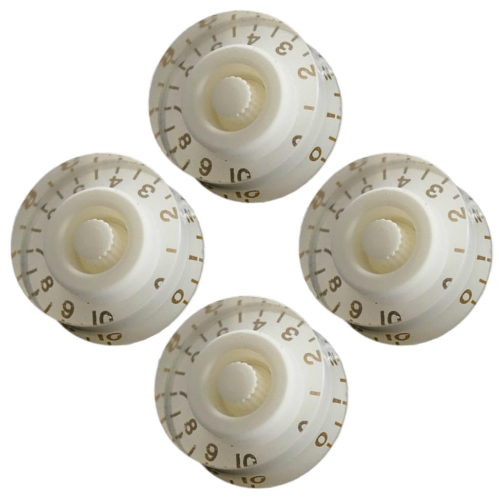Speed Knobs Control for LP SG Electric Guitar Instrument Replacement Silver