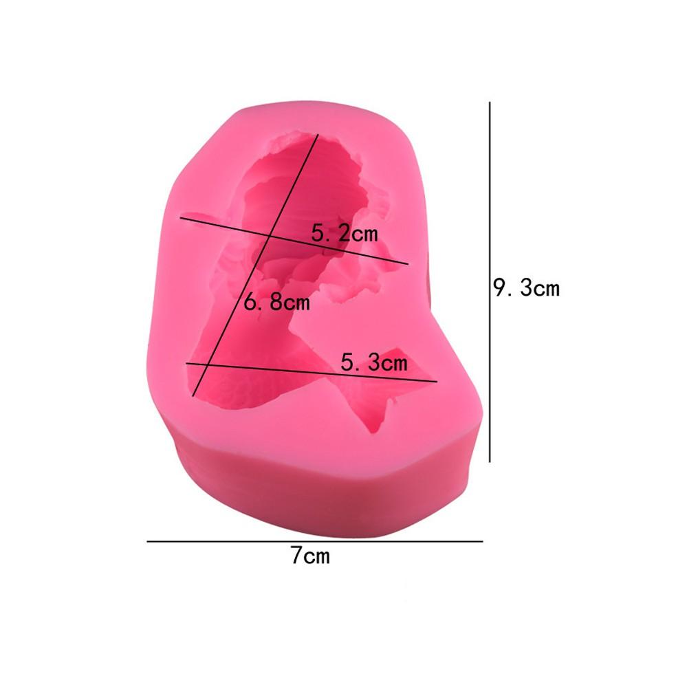 Khuôn silicon hình nàng tiên cá đang ngủ