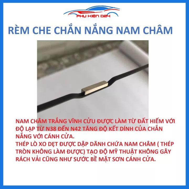 Bộ rèm che nắng ô tô nam châm theo xe Kia Soluto 2018-2019-2020-2021 chắn nắng tốt, lắp đặt đơn giản, tiện lợi