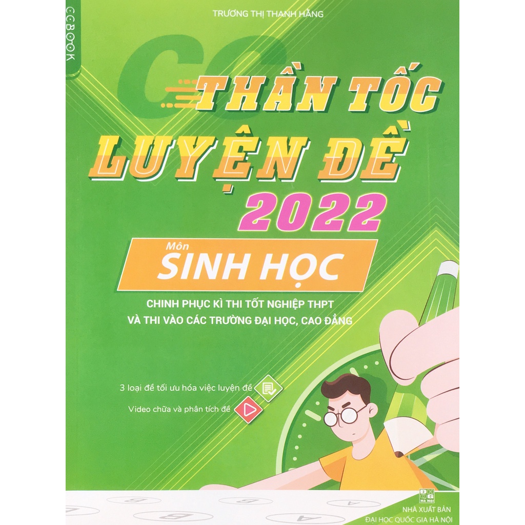 Sách - Thần tốc luyện đề 2022 môn Sinh Học - CCBooks