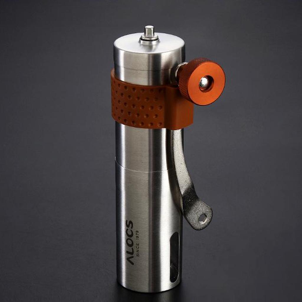 Stainless Steel Ceramic Burr Manual Coffee Grinder Portable Hand Crank Mill