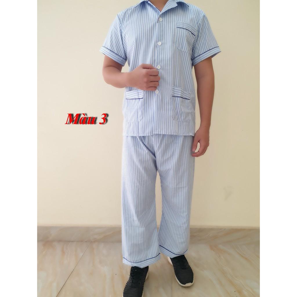 Bộ Pijama Bộ kẻ ông già cộc