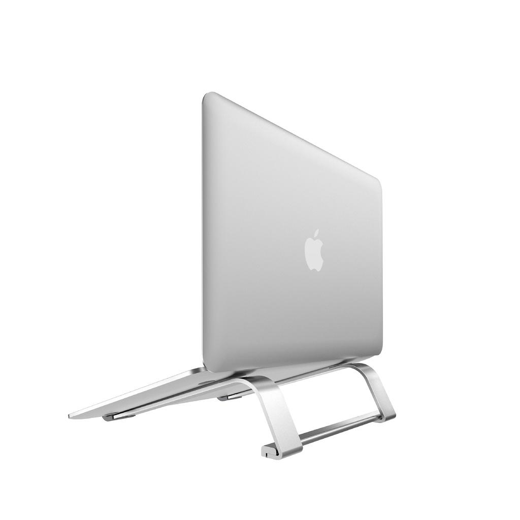 Giá đỡ laptop macbook nhôm, kiêm tản nhiệt nhôm gấp gọn chắc chắn dạng tam giác