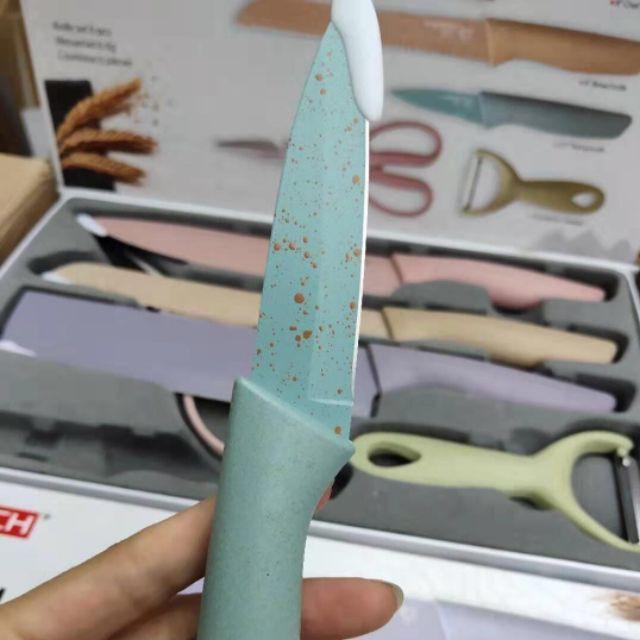 Bộ dao kéo 6 món kháng khuẩn, chống gỉ